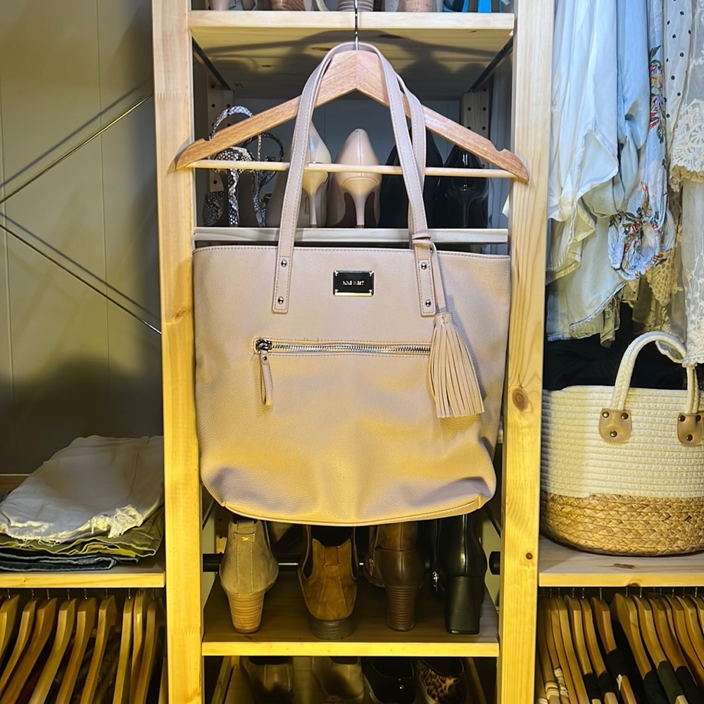 Nine West faux leather tote